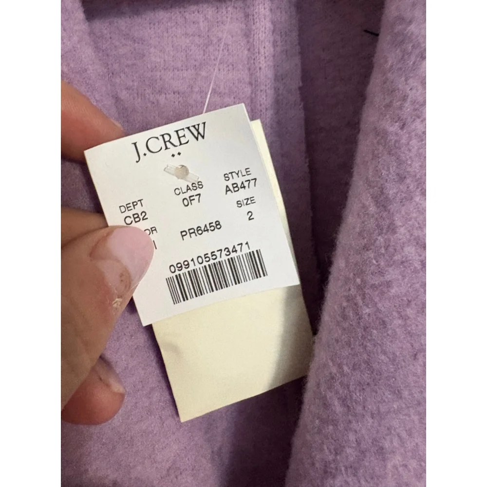 J. Crew New! Daphne Italian Boiled Wool Coat - Picture 8 of 8